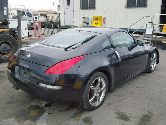 JN1BZ34DX7M505398 - 2007 NISSAN 350Z COUPE BLACK photo 4