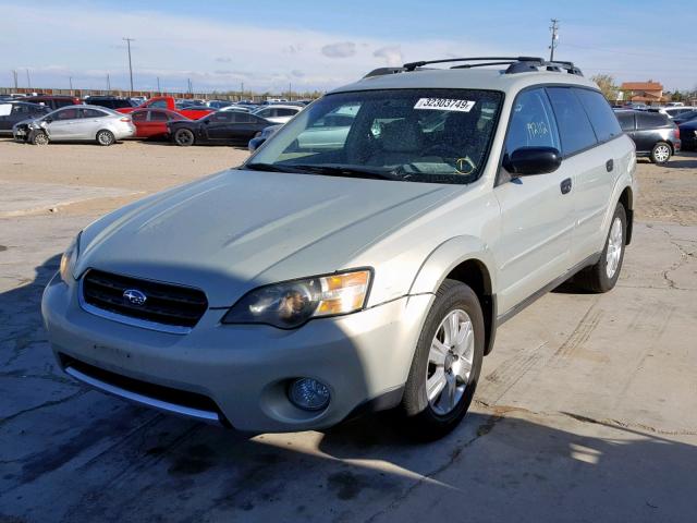 4S4BP61C857385625 - 2005 SUBARU LEGACY OUT CREAM photo 2