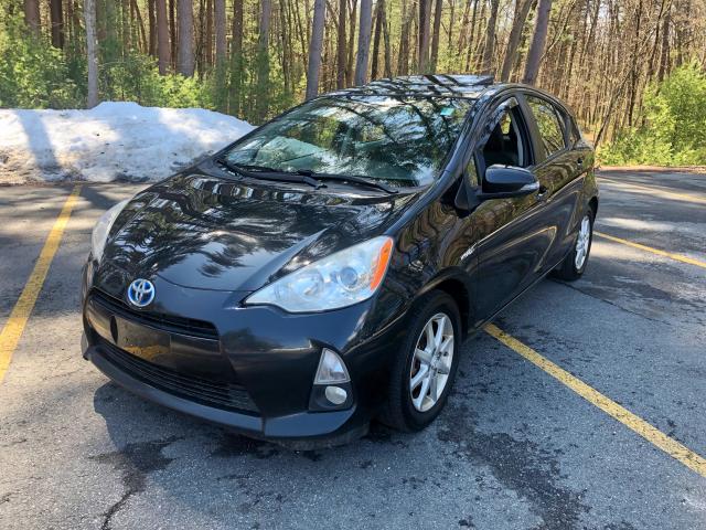 JTDKDTB30D1051536 - 2013 TOYOTA PRIUS C BLACK photo 2