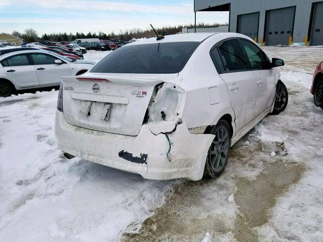 3N1CB6AP9AL707966 - 2010 NISSAN SENTRA SE- WHITE photo 4