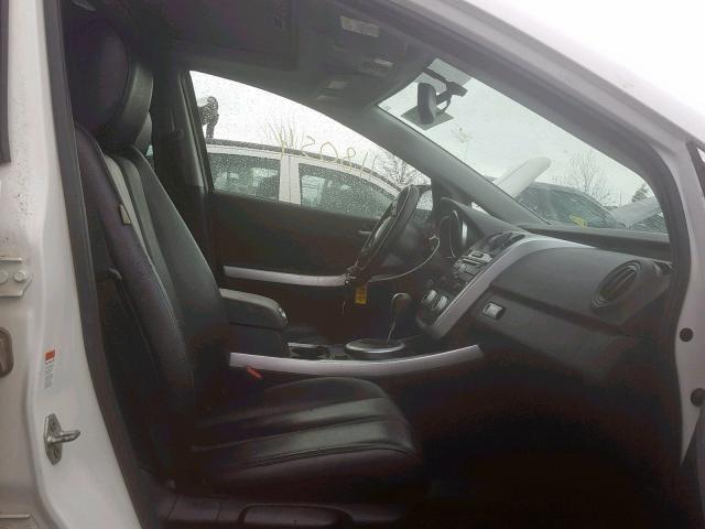 JM3ER29L090217153 - 2009 MAZDA CX-7 WHITE photo 5