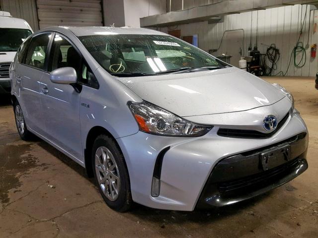 JTDZN3EU7GJ054776 - 2016 TOYOTA PRIUS V SILVER photo 1