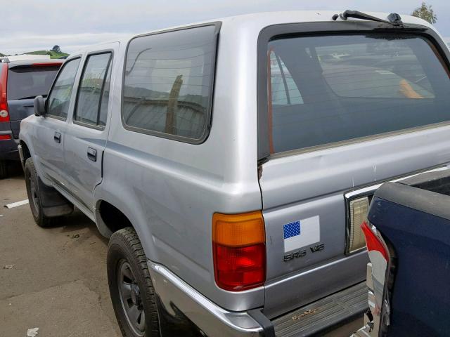 JT3VN39W8L0005486 - 1990 TOYOTA 4RUNNER VN SILVER photo 3