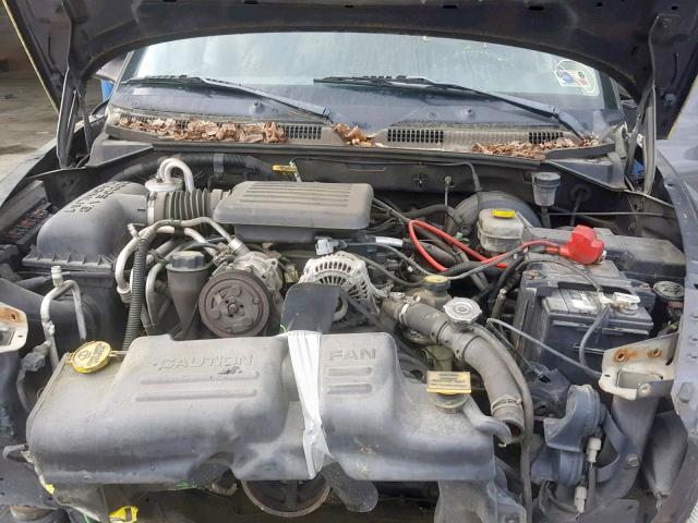 1D7HG38N73S223733 - 2003 DODGE DAKOTA QUA GRAY photo 7