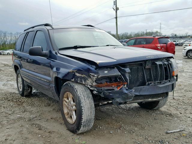 1J4GX48SX4C137338 - 2004 JEEP GRAND CHER BLUE photo 1