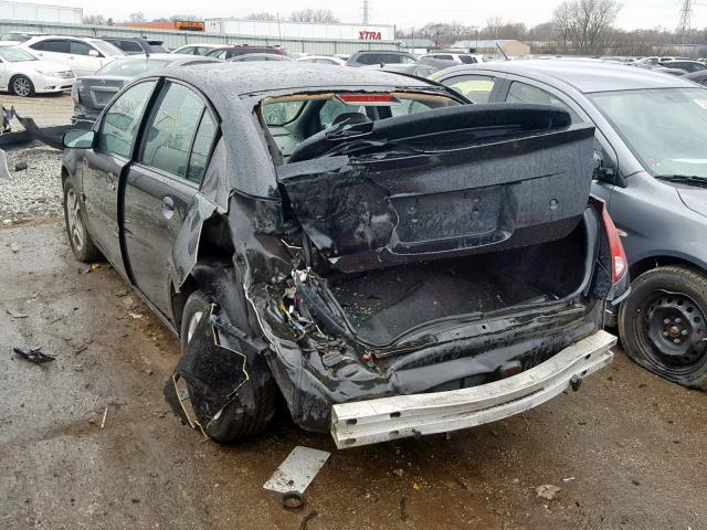 1G8AL52F63Z125296 - 2003 SATURN ION LEVEL BLACK photo 3