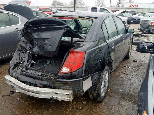1G8AL52F63Z125296 - 2003 SATURN ION LEVEL BLACK photo 4