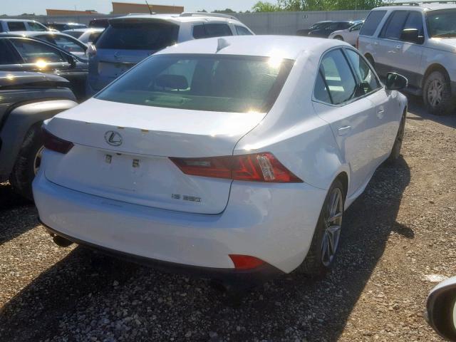 JTHBE1D22E5011912 - 2014 LEXUS IS 350 WHITE photo 4