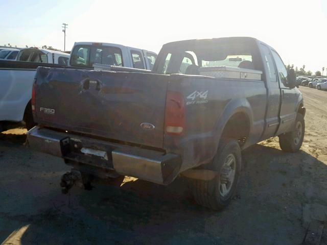 1FTSX31S4YEB91247 - 2000 FORD F350 SRW S BLUE photo 4