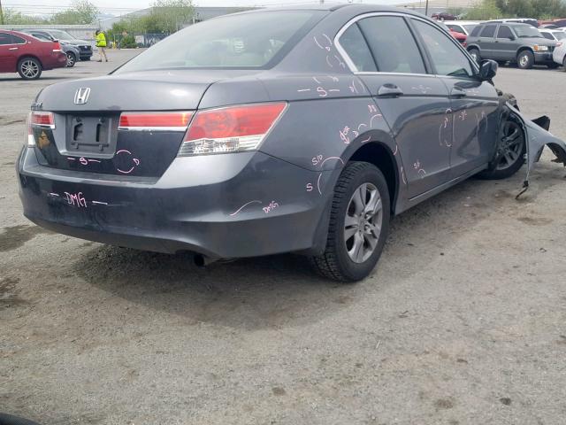 1HGCP2F42CA119361 - 2012 HONDA ACCORD LXP GRAY photo 4