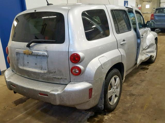3GNCA13B79S590806 - 2009 CHEVROLET HHR LS Plata foto 4