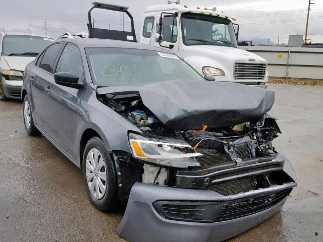 3VW2K7AJ7CM412840 - 2012 VOLKSWAGEN JETTA BASE 灰色 照片 1