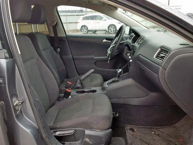 3VW2K7AJ7CM412840 - 2012 VOLKSWAGEN JETTA BASE 灰色 照片 5