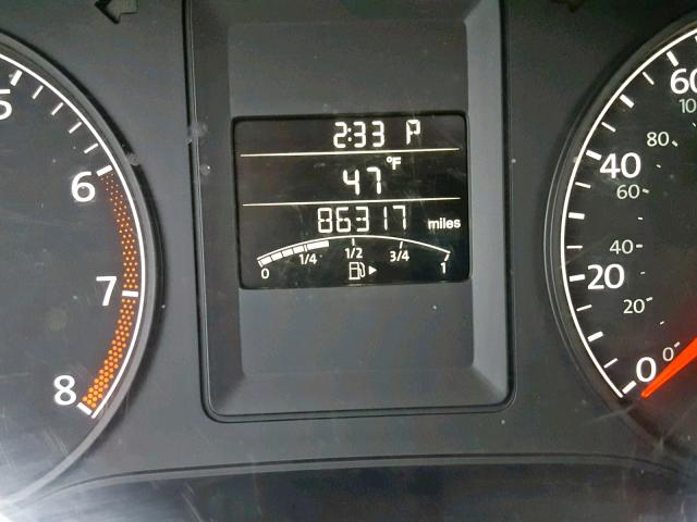 3VW2K7AJ7CM412840 - 2012 VOLKSWAGEN JETTA BASE 灰色 照片 8