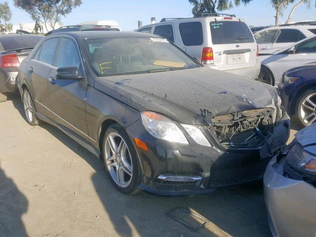 WDDHF5KB9DA762116 - 2013 MERCEDES-BENZ E 350 BLACK photo 1