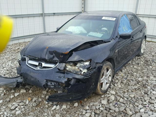 19UUA66284A068509 - 2004 ACURA TL BLACK photo 2