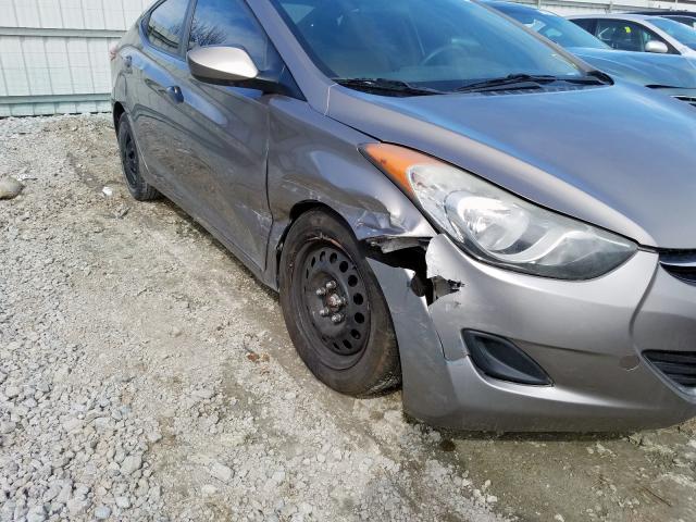 5NPDH4AEXBH014747 - 2011 HYUNDAI ELANTRA GLS  photo 9