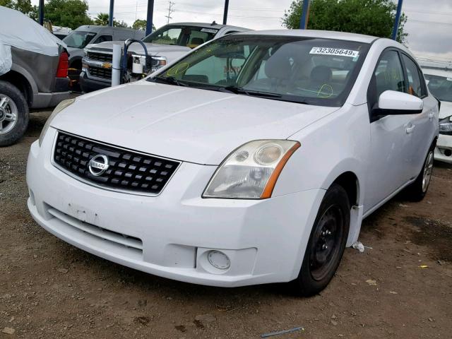 3N1AB61E38L756788 - 2008 NISSAN SENTRA 2.0 WHITE photo 2