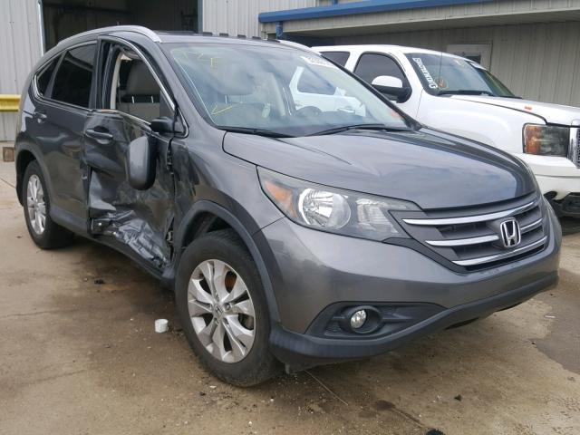 2HKRM3H77EH520818 - 2014 HONDA CR-V EXL GRAY photo 1