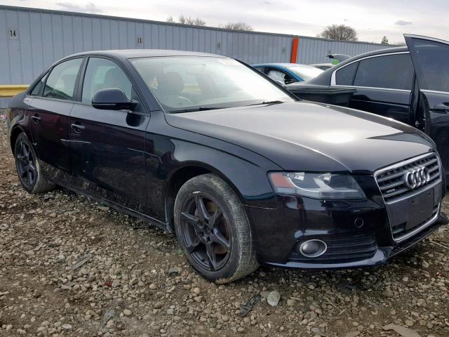 WAULF78K69N013956 - 2009 AUDI A4 2.0T QU BLACK photo 1