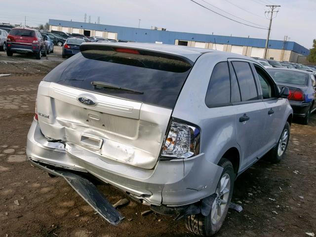 2FMDK3GC7DBB52189 - 2013 FORD EDGE SE SILVER photo 4