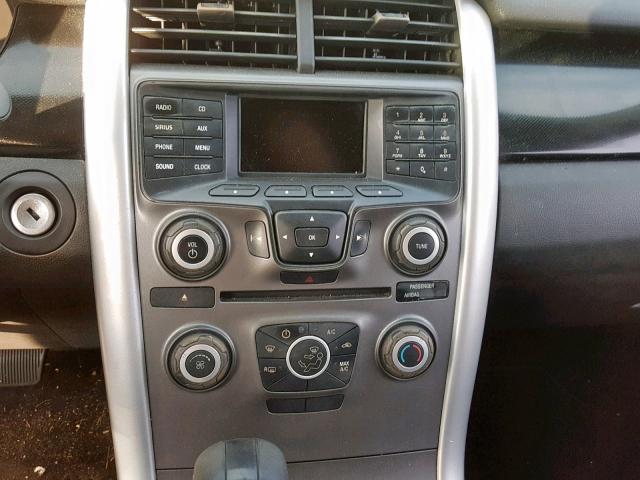 2FMDK3GC7DBB52189 - 2013 FORD EDGE SE SILVER photo 9