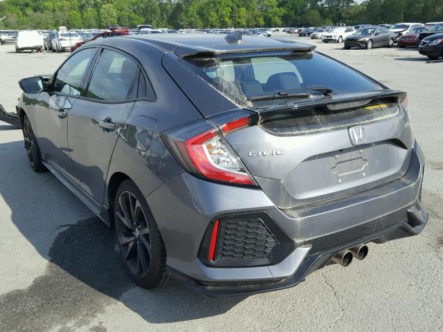 SHHFK7H40HU229455 - 2017 HONDA CIVIC SPOR GRAY photo 3