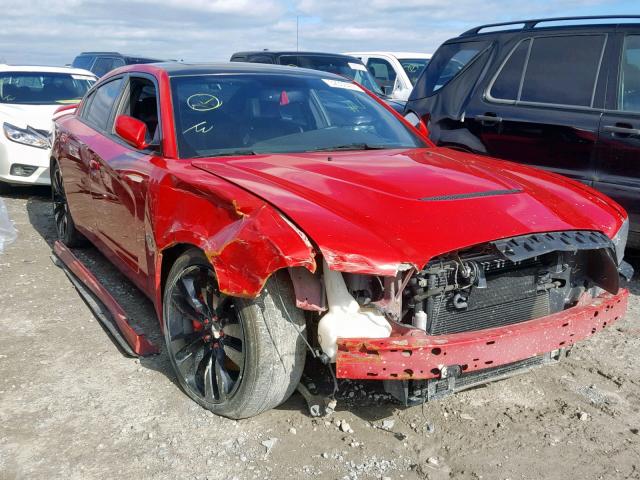 2C3CDXEJ8CH105059 - 2012 DODGE CHARGER SR RED photo 1