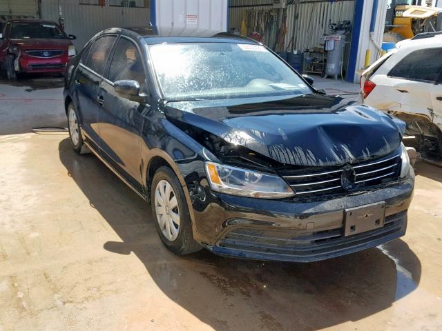 3VW2K7AJ7FM413717 - 2015 VOLKSWAGEN JETTA BASE BLACK photo 1