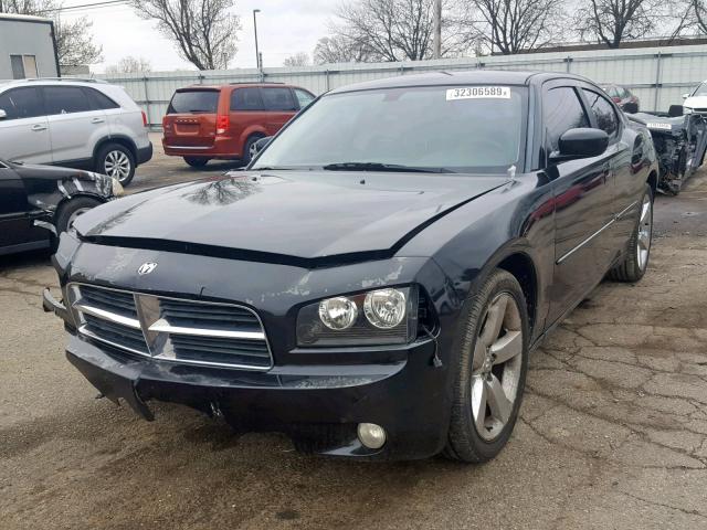 2B3CA9CV4AH288366 - 2010 DODGE CHARGER RA BLACK photo 2