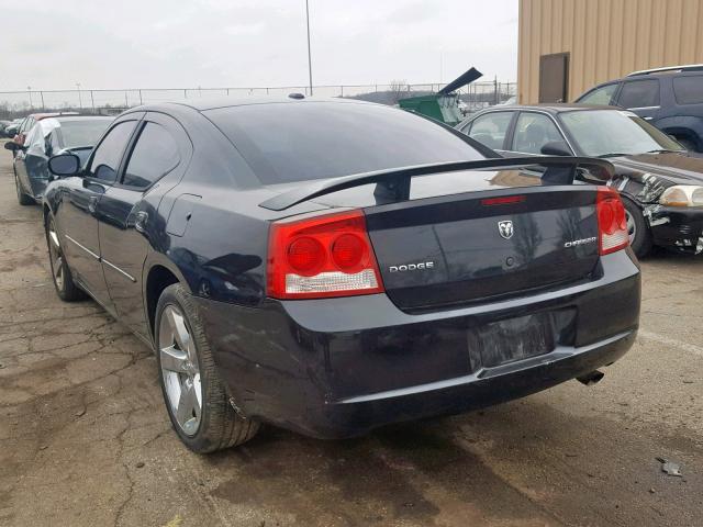 2B3CA9CV4AH288366 - 2010 DODGE CHARGER RA BLACK photo 3