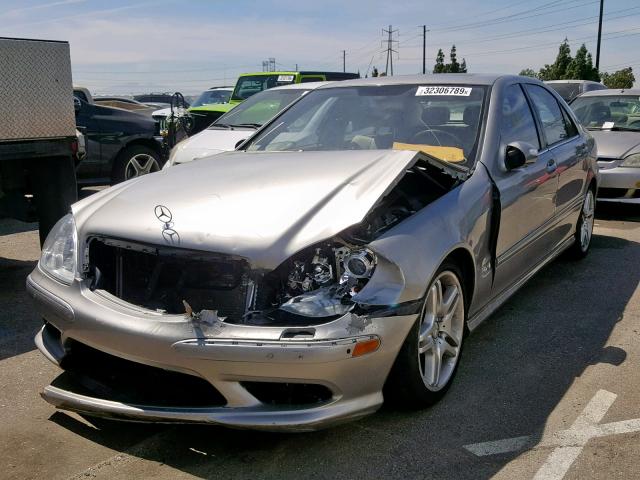 WDBNG75J06A482367 - 2006 MERCEDES-BENZ S 500 GRAY photo 2