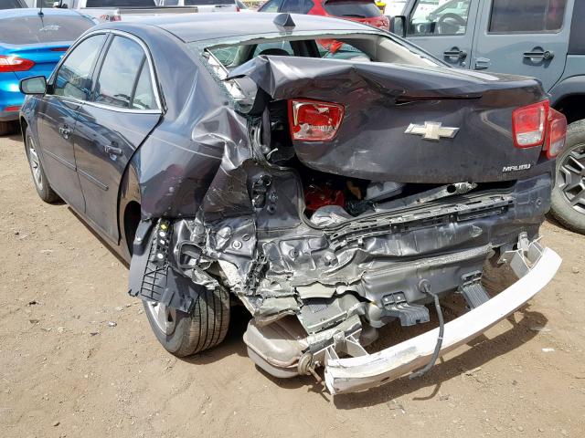 1G11B5SA4DF133180 - 2013 CHEVROLET MALIBU LS ნაცრისფერი ფოტო 3