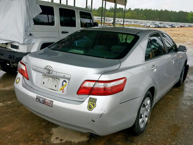 4T1BE46K97U164873 - 2007 TOYOTA CAMRY NEW SILVER photo 4