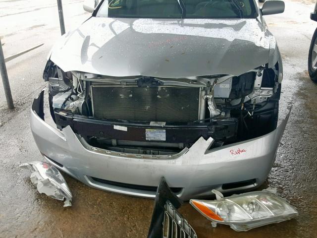 4T1BE46K97U164873 - 2007 TOYOTA CAMRY NEW SILVER photo 9