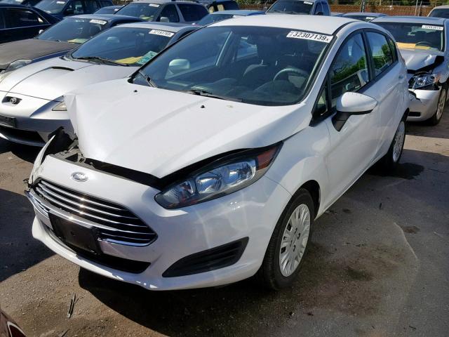 3FADP4TJ8EM169220 - 2014 FORD FIESTA S WHITE photo 2