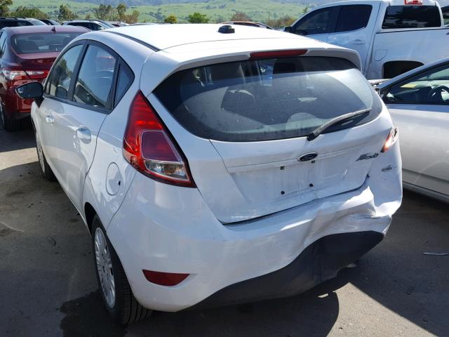 3FADP4TJ8EM169220 - 2014 FORD FIESTA S WHITE photo 3