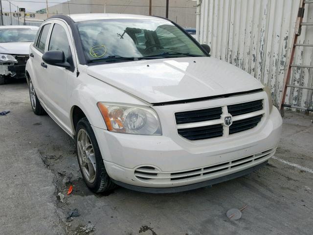 1B3HB28C47D219037 - 2007 DODGE CALIBER WHITE photo 1