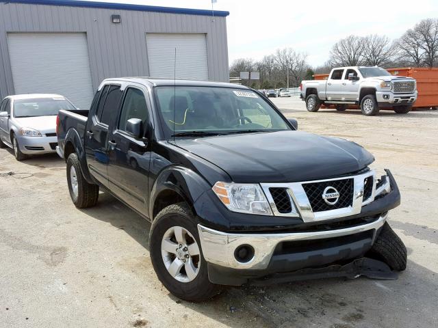 1N6AD0ER5AC415280 - 2010 NISSAN FRONTIER C BLACK photo 1