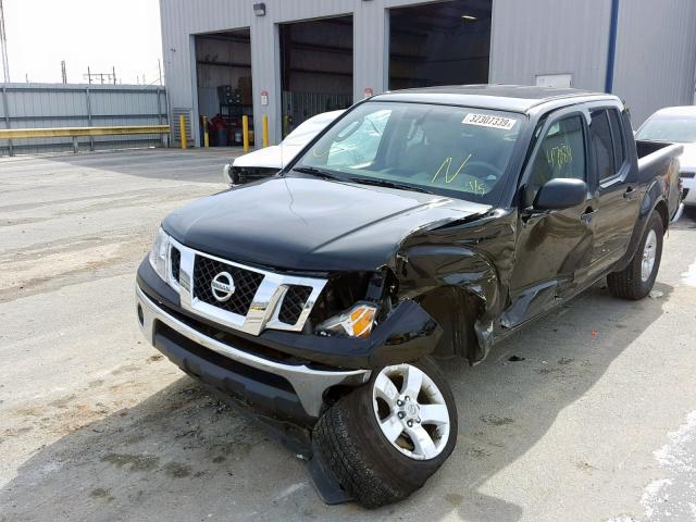 1N6AD0ER5AC415280 - 2010 NISSAN FRONTIER C BLACK photo 2