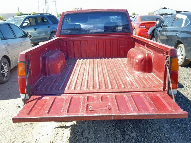 1N6SD11SXPC314120 - 1993 NISSAN TRUCK SHOR BURGUNDY photo 6