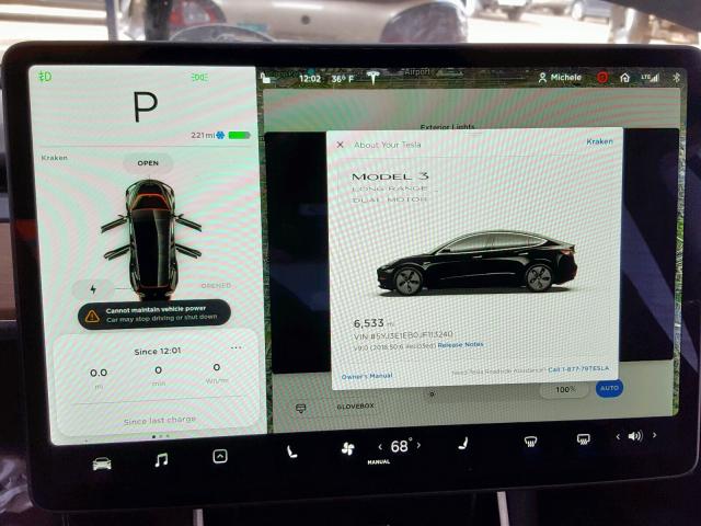 5YJ3E1EB0JF113240 - 2018 TESLA MODEL 3 BLACK photo 8