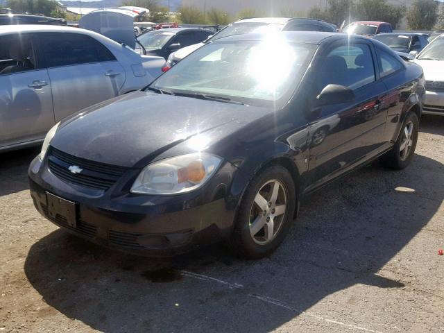 1G1AL18F567715939 - 2006 CHEVROLET COBALT LT BLACK photo 2