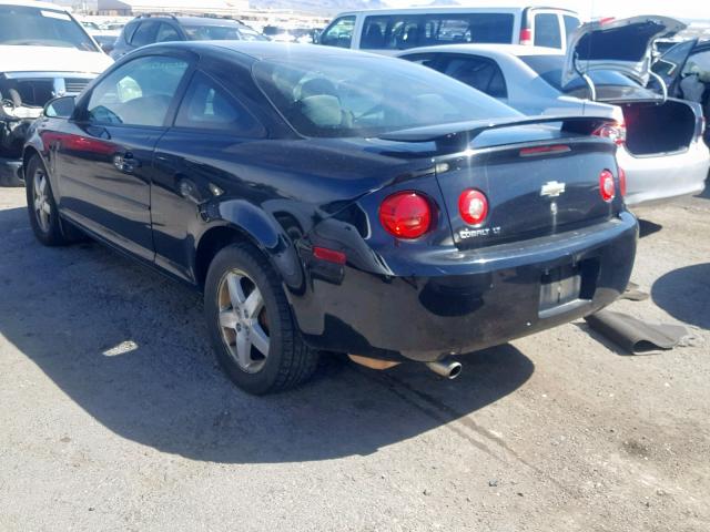 1G1AL18F567715939 - 2006 CHEVROLET COBALT LT BLACK photo 3