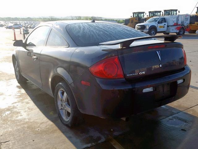 1G2AS18H897230456 - 2009 PONTIAC G5 BLACK photo 3