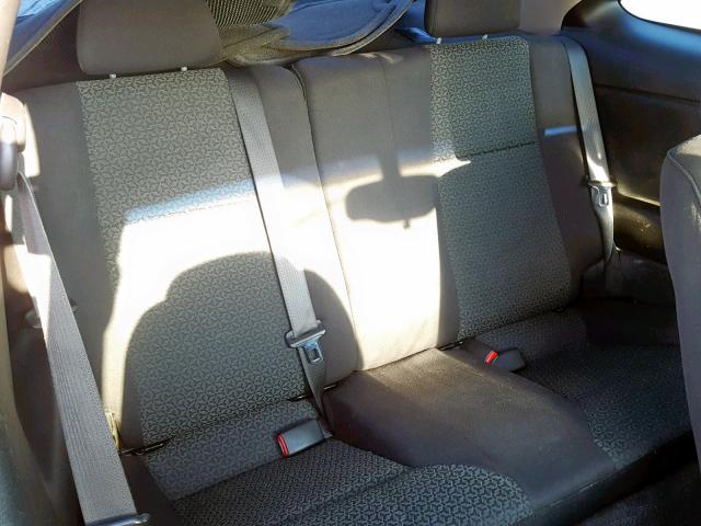 1G2AS18H897230456 - 2009 PONTIAC G5 BLACK photo 6
