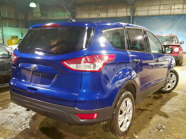 1FMCU0F78EUA94887 - 2014 FORD ESCAPE S BLUE photo 4