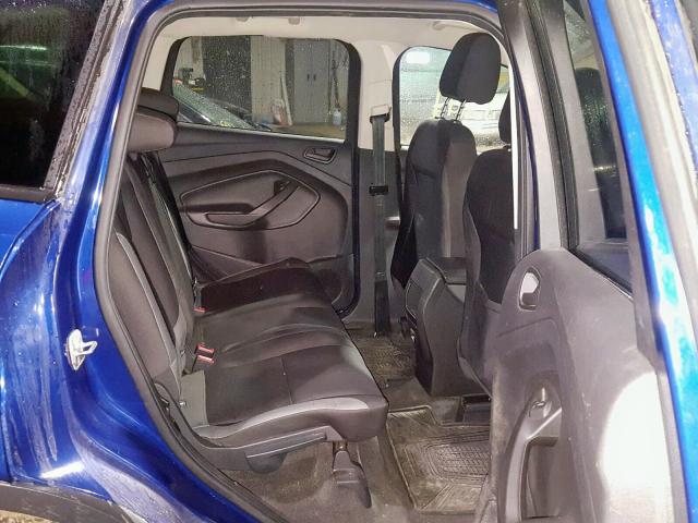 1FMCU0F78EUA94887 - 2014 FORD ESCAPE S BLUE photo 6