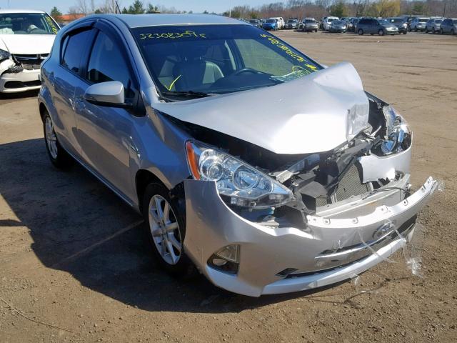 JTDKDTB36C1519140 - 2012 TOYOTA PRIUS C GRAY photo 1