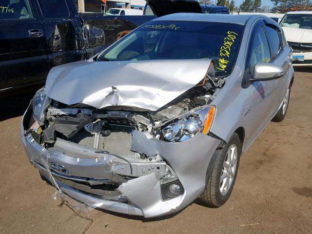 JTDKDTB36C1519140 - 2012 TOYOTA PRIUS C GRAY photo 2